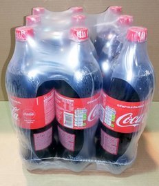 Coca Cola 1,5 L (9) origin UKR with sticker, hand-applied stickers 