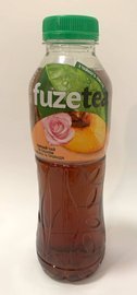 FUZETEA Black Ice Tea Peach & Rose  PET 500 ml UKR