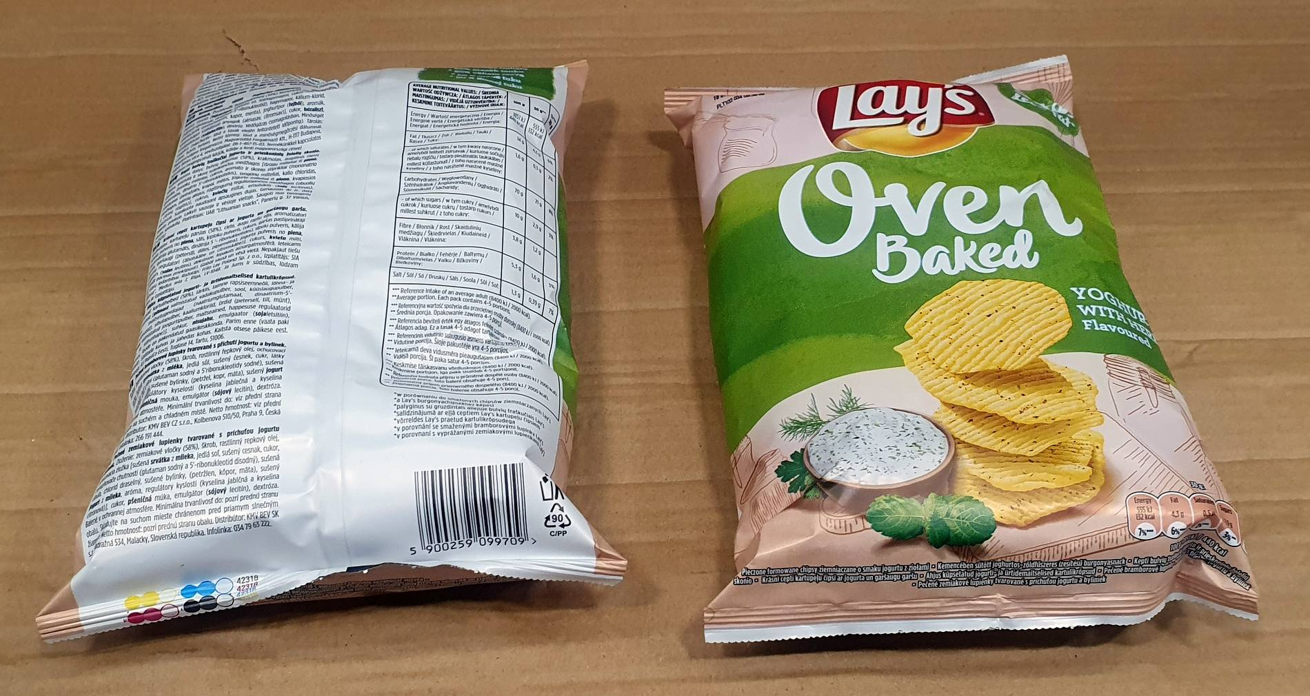 Chips Lay's Oven Baked Yoghurt With Herbs 125 g GROCERY \ Crisps and
