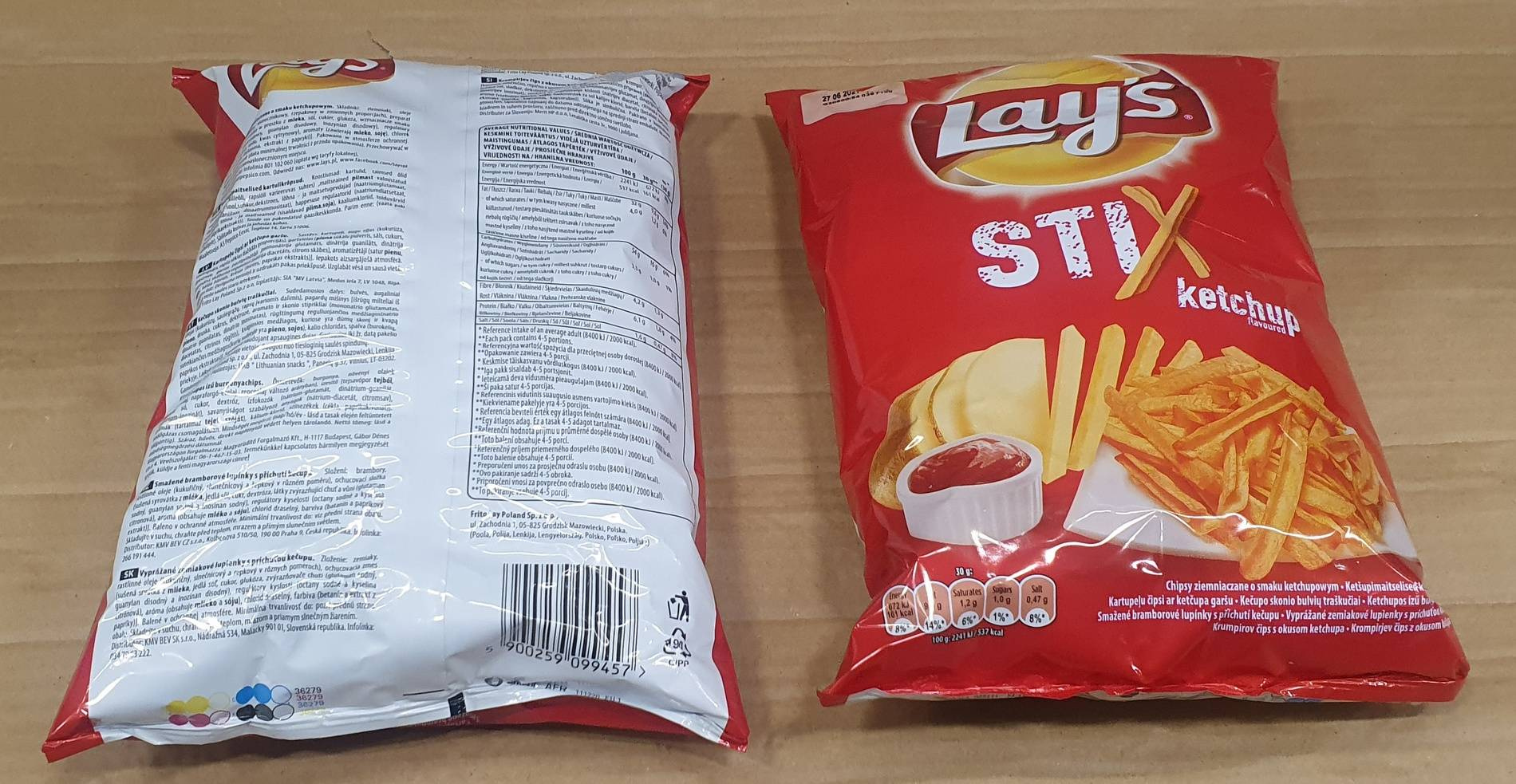 Chips Lay's Stix Ketchup 140 g GROCERY \ Crisps and Snacks \ Lay's