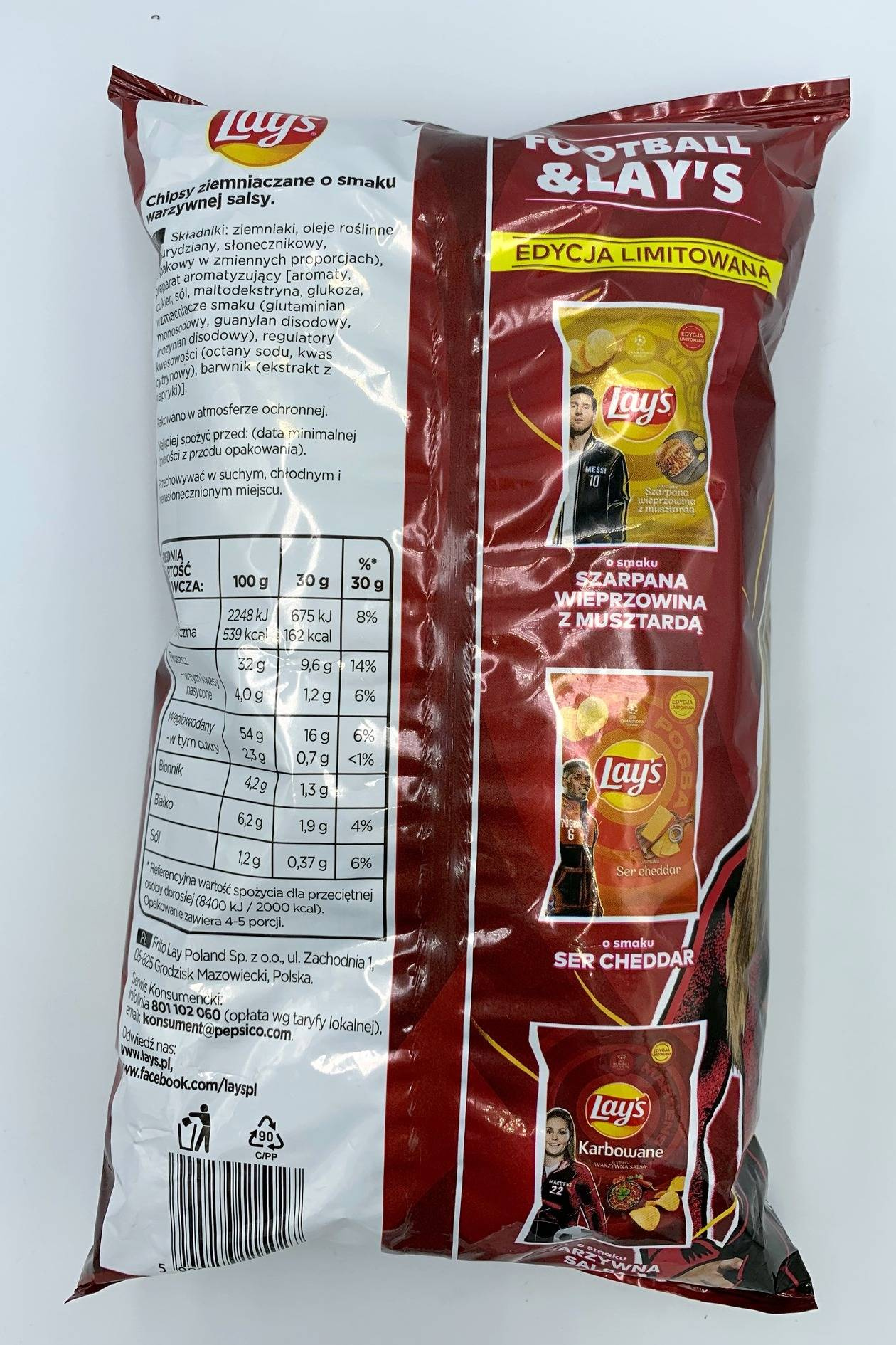 Chips Lay's Vegetable Salsa 130 g GROCERY \ Crisps and Snacks \ Lay's