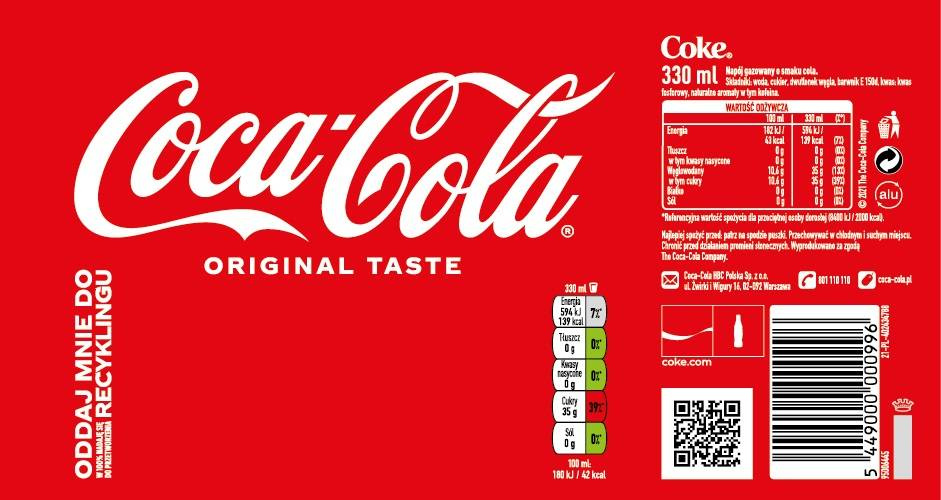 Coca Cola 330 ml SLEEK Summer 2019 | BEVERAGES \ Coca Cola OFFER \ BRANDS \ Coca Cola OFFER ...