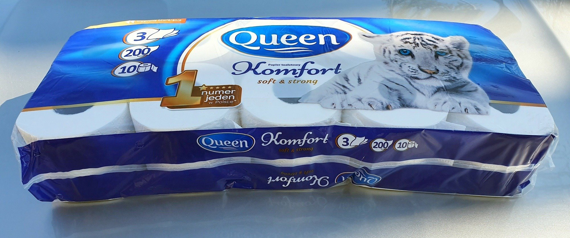 Toilet paper Queen Komfort soft&strong 3 layers 10 rolls HEALTH AND