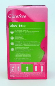 Carefree Aloe 3D Comfort 3x32pcs  Pantyliners & Normal Cotton 3D Comfort 5 x 34pcs & Fresh Scent Large Plus 4x28pcs