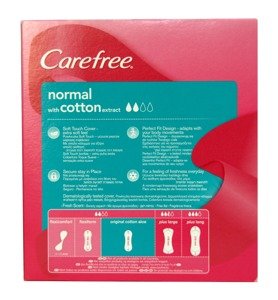 Carefree Fresh Scent Normal with Cotton Extract+3D Comfort 58