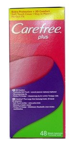 Carefree Plus Large Aloe Extra Protection+ 3D Comfort 48