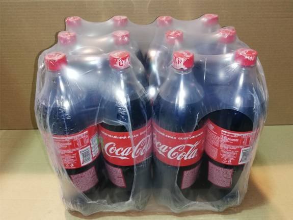 Coca Cola 1,5 L (12) origin UKR with sticker, hand-applied stickers 