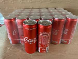 Coca Cola 330 ml SLEEK (24) origin UKR with sticker