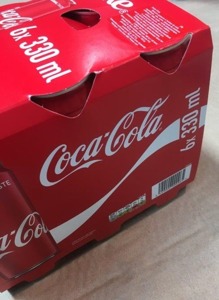 Coca Cola 6x330 ml cans SLEEK