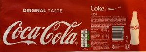 Coca Cola PET 1,75 L & Coca Cola Zero PET 1,75 L 