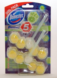 Domestos Power 5 Lime Duo-Pack 2x55 g