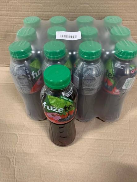 FUZETEA Black Ice Tea Berry and Hibishop  PET 500 ml UKR