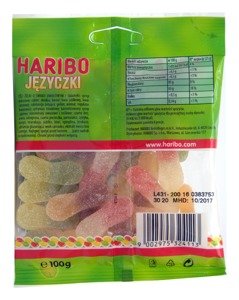 Haribo Acidic Tongues 100 g 