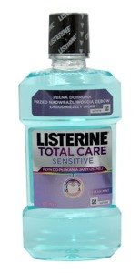 Listerine Total Care Sensitive 500 ml. Liquid mouthwash.
