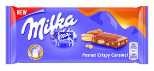 Milka Peanut Crispy Caramel 90 g