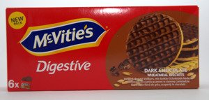 MsVitie's Digestive Dark Chocolate Wheatmeal Biscuits 6x33,3g (199,8g) 