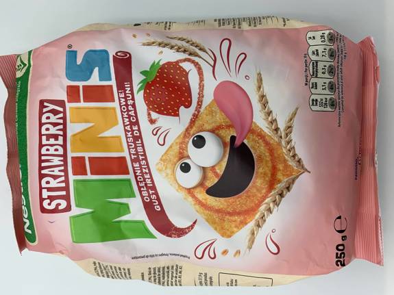 Nestle  Cereal Strawberry Minis  250 g 