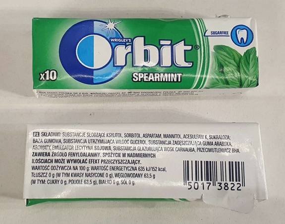 Orbit Spearmint x10 