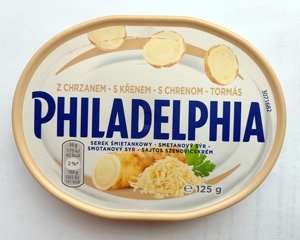 Philadelphia with horseradish 125 g 