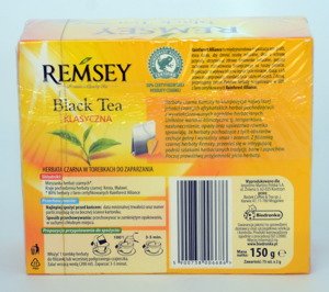 Remsey Black Tea 75 torebek 150g