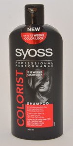 Syoss  Shampoo Colorist 500 ml & Repair 500 ml & Volume 500 ml &Ceramide Complex 500 ml