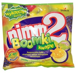 nimm2 Boomki Acid. Soluble shooting balls juice fortified with vitamins  90 g