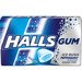 Halls Gum Ice Rush Peppermint Flavour Sugar Free 18 g 