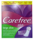 Carefree Plus Large Aloe Extra Protection+ 3D Comfort 48