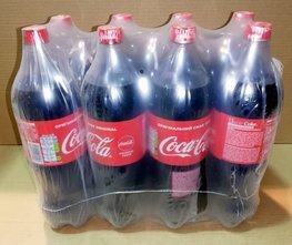 Coca Cola 1,5 L (8) origin UKR z etykietami, naklejanymi ręcznie