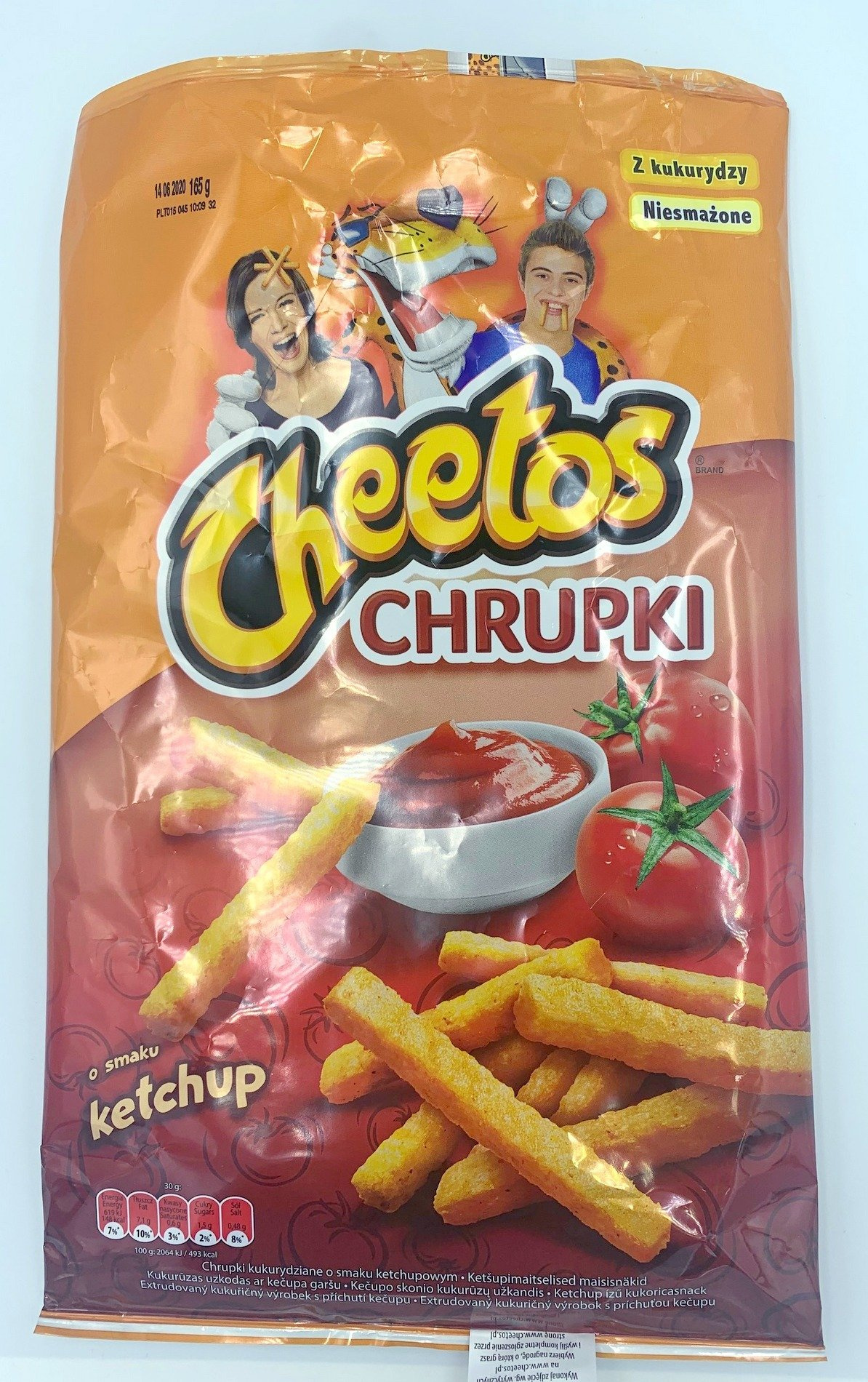 Cheetos Ketchup Flavoured 165 g ARTYKUŁY SPOŻYWCZE \ Chipsy i