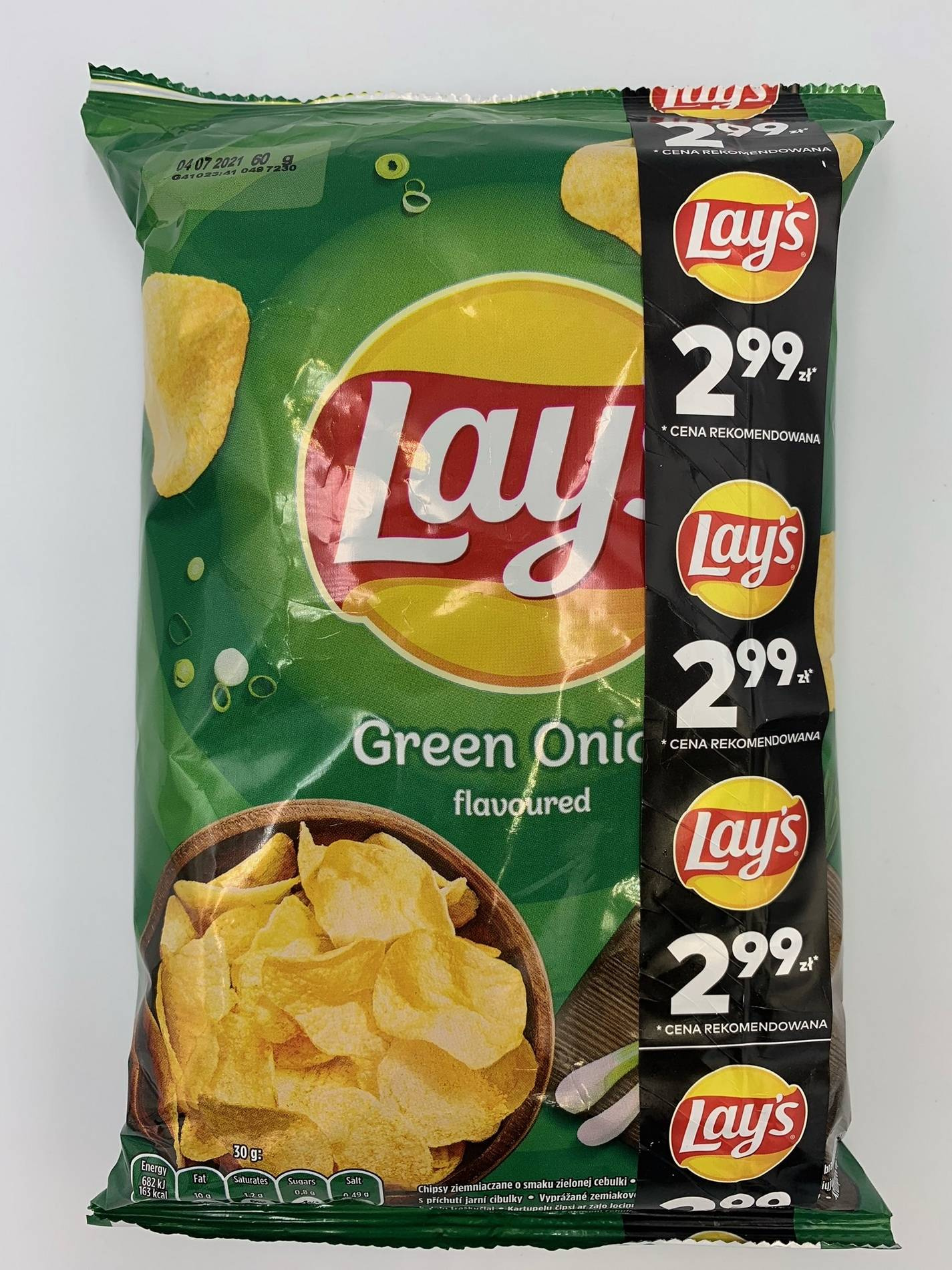Chips Lay's Green Cheves 60 g ARTYKUŁY SPOŻYWCZE \ Chipsy i przekąski