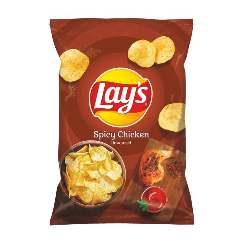 Chips Lay's Spicy Chicken 130 g ARTYKUŁY SPOŻYWCZE \ Chipsy i