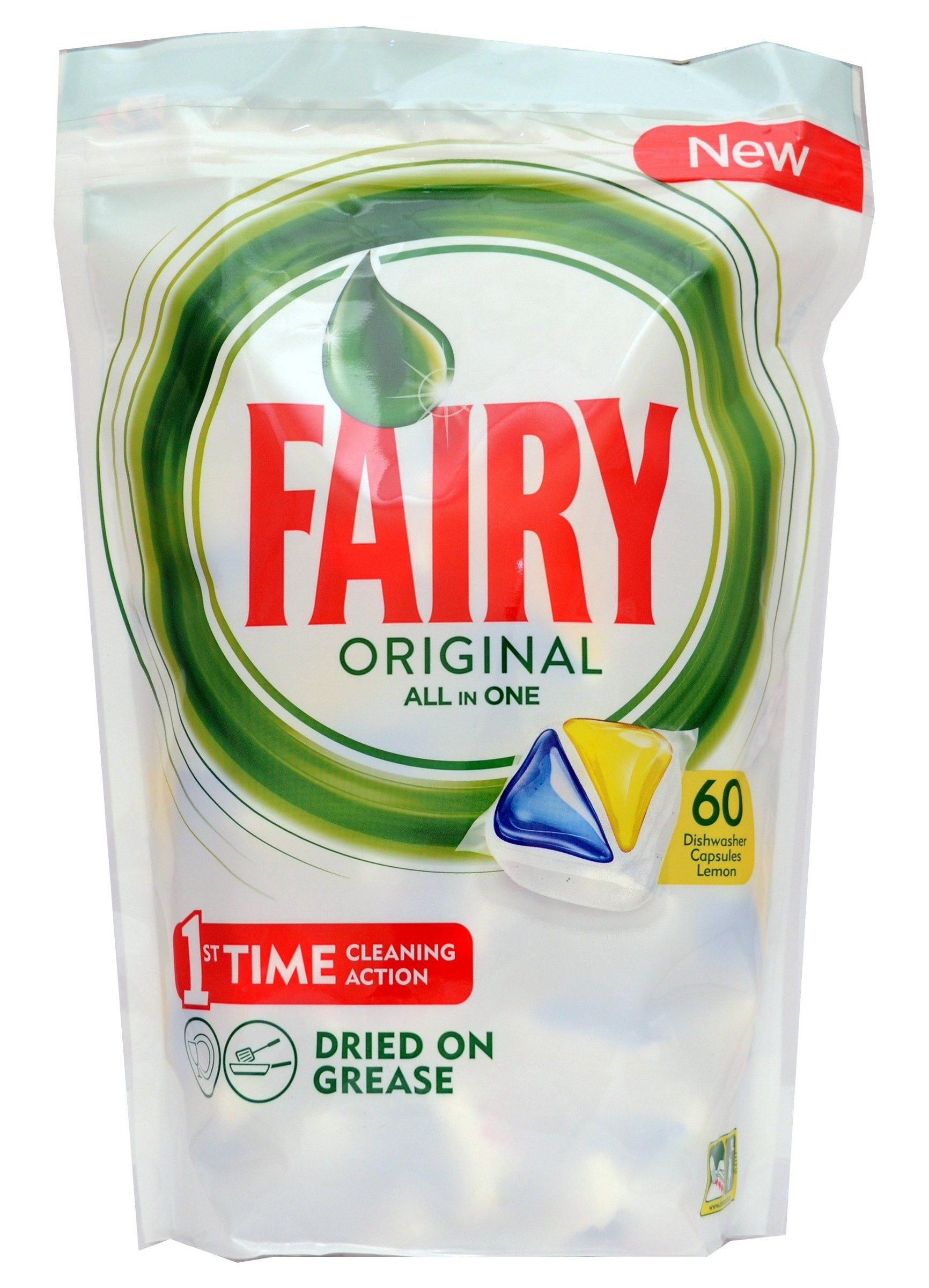 Fairy Original All In One 60 Dishwasher Capsules Lemon 844 g KUCHNIA