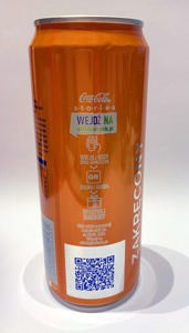  Fanta Orange 330 ml CAN SLEEK less sugar