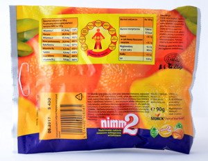  nimm2 Nadziewane cukierki pomarańczowe i cytrynowe wzbogacone witaminami 90 g