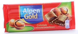 Alpen Gold Czekolada mleczna orzechowa 90 g