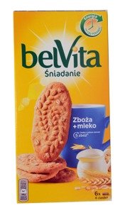 BelVita Zboża + mleko (6x50g) 300 g 
