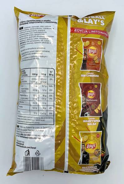 Chips Lay's Pulled Porc 140 g