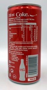Coca Cola 200 ml CAN SLEEK 