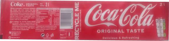 Coca Cola Classic 2 L Serbian Origin 