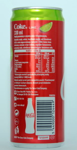 Coca Cola Lime 330 ml CAN SLEEK 