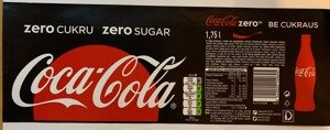 Coca Cola PET 1,75 L & Coca Cola Zero PET 1,75 L 