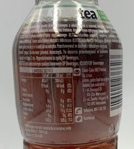 FUZETEA Black Ice Tea Peach Hibiscus PET 500 ml 
