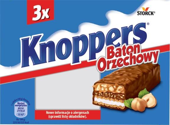 Knoppers 120g (3 x 40 g) Orzechowy