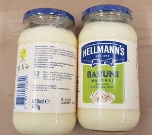 Mayonnaise Hellmanns Babuni 420 ml 