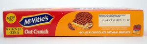 MsVitie's Digestive Milk Chocolate Oatmeal Biscuits 6x37,5g (225g) 