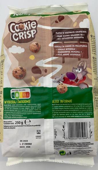 Nestle Płatki Cookie Crisp 250 g 