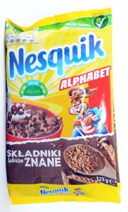 Nestle Płatki Nesquik ABC 325 g 