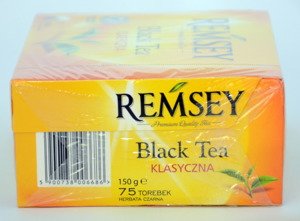 Remsey Black Tea klasyczna 75 torebek 150g